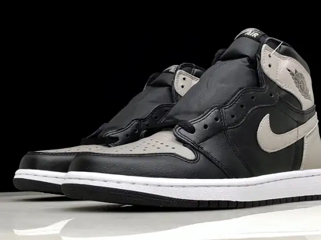 Rep Shadow OG Black High Grey Jordan Air Retro 555088-013 1 0601